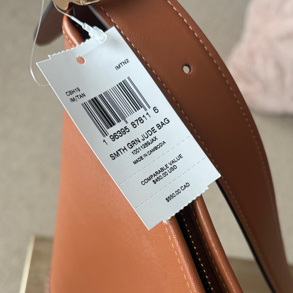 Coach Caramel Leather Shoulder Bag - Picture 2 of 3